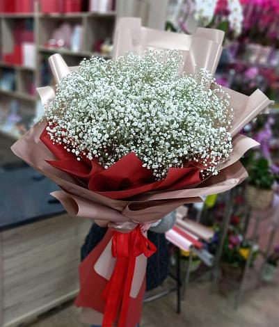 Букет цветов из: Гипсофила в Аксаково