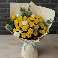 Букет цветов из:  Розы в Аксаково