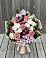 Букет цветов из: Альстромерии, Гвоздики, Розы и Хризантемы в Аксаково