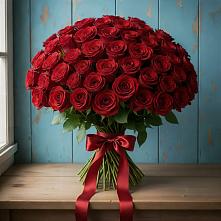 Букет Красные розы Блэк Меджик в Аксаково
