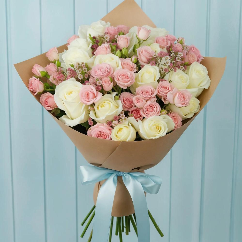 Букет цветов из: Розы в Аксаково