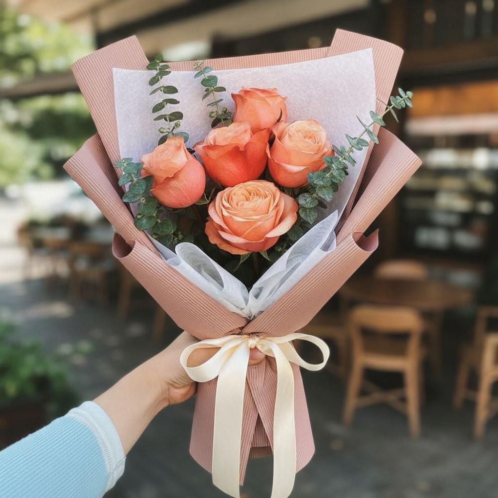 Букет цветов из: Розы в Аксаково