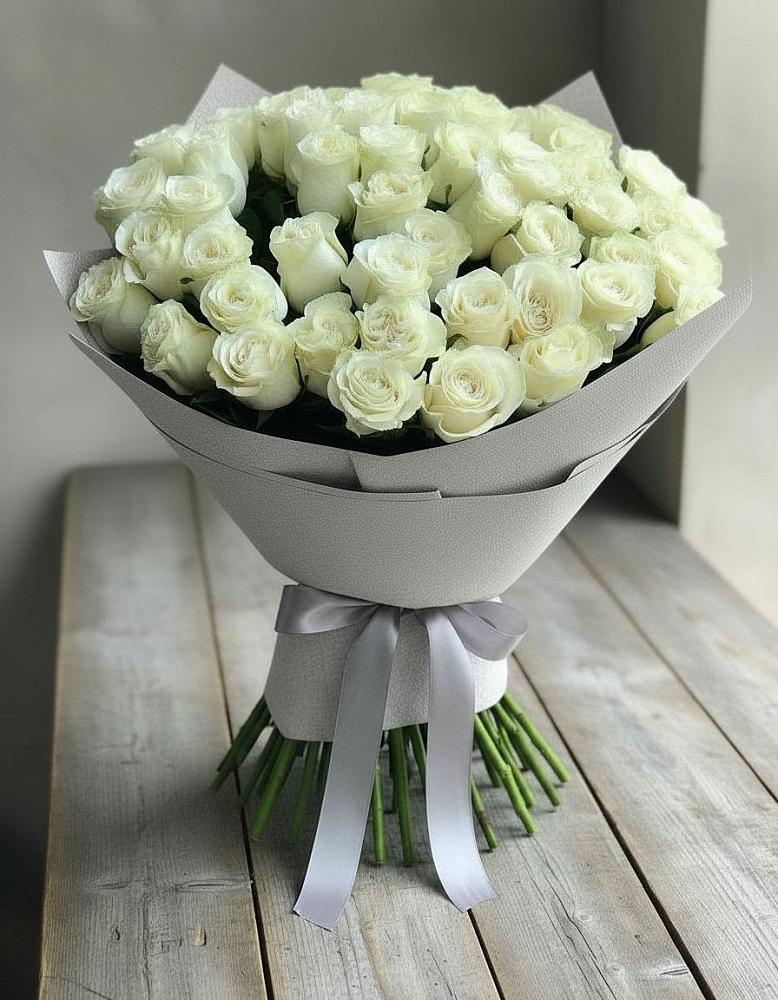 Букет 35 Белых роз в Аксаково