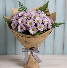 Букет цветов из:  Хризантемы в Аксаково