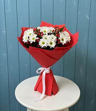 Букет цветов из:  Хризантемы в Аксаково