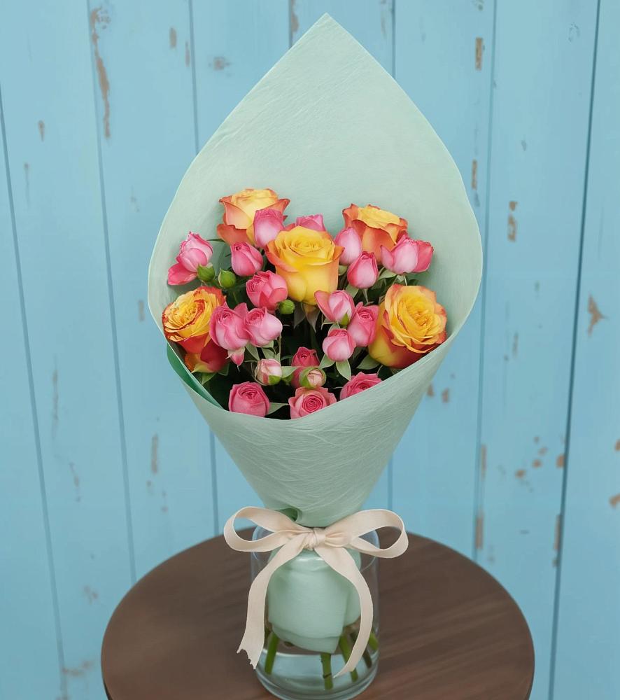 Букет цветов из: Розы в Аксаково