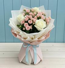 Букет цветов из:  Розы в Аксаково