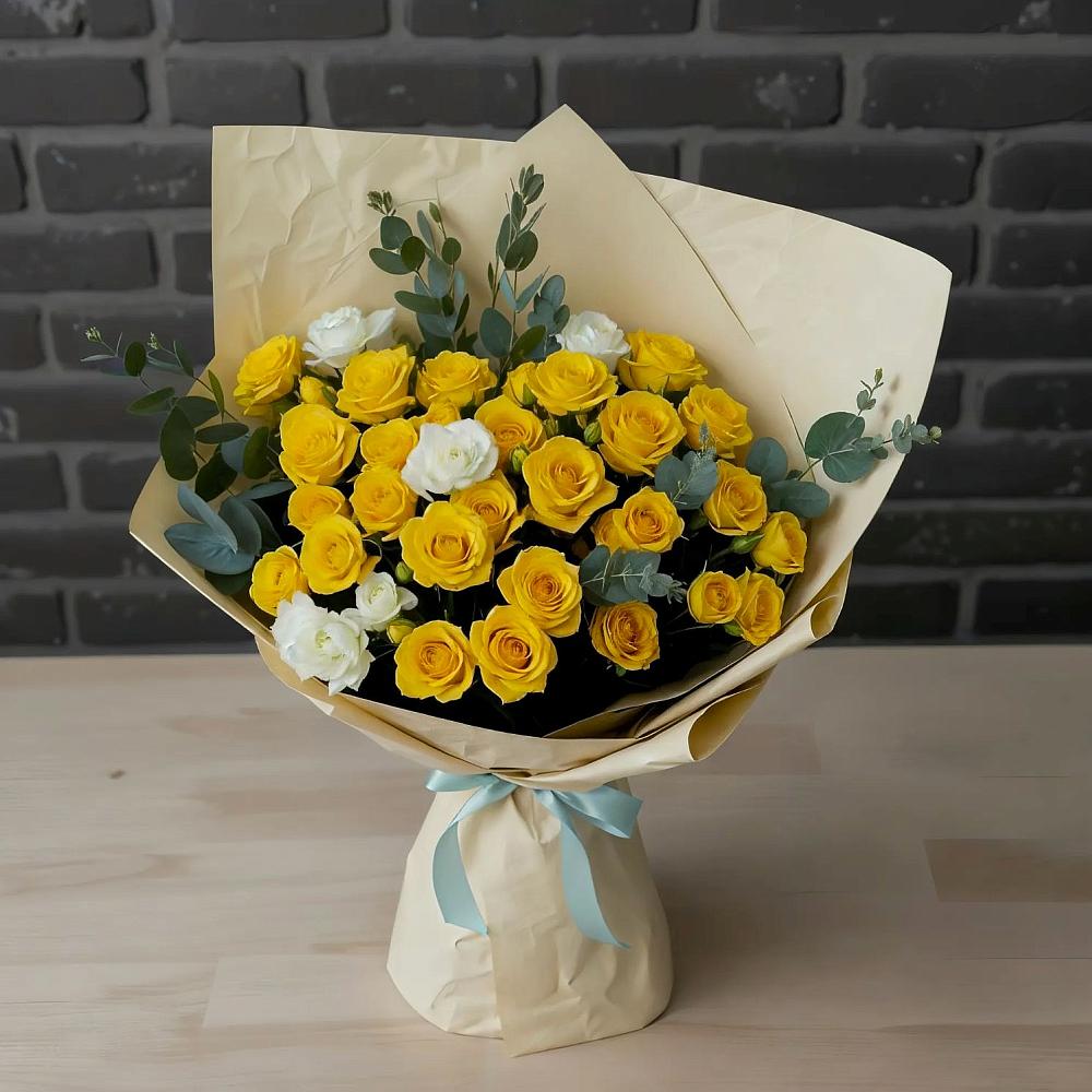 Букет цветов из: Розы в Аксаково