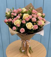 Букет цветов из:  Розы в Аксаково