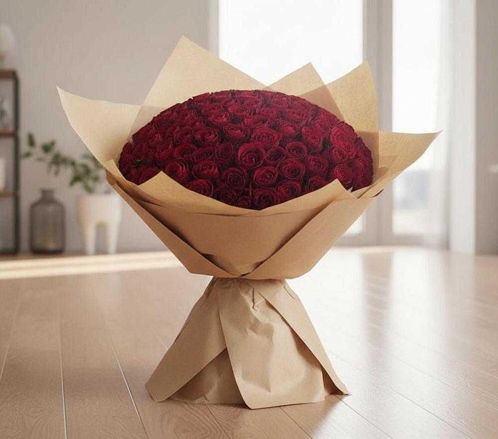 101 Красная роза в Аксаково Букет 101 Красная роза в Аксаково