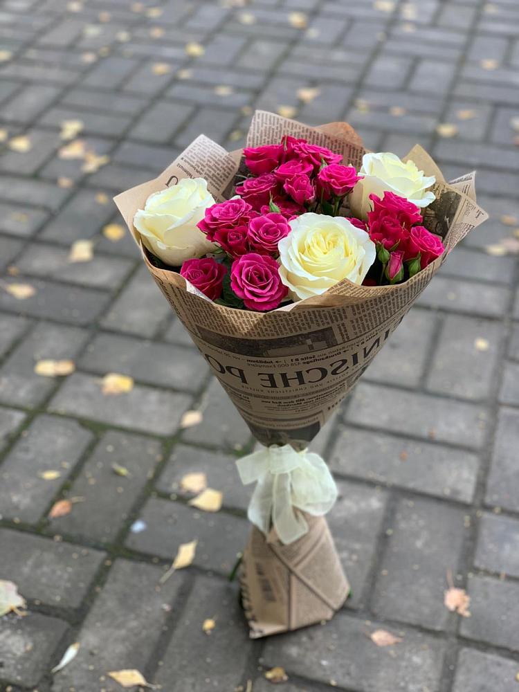 Букет цветов из: Розы в Аксаково