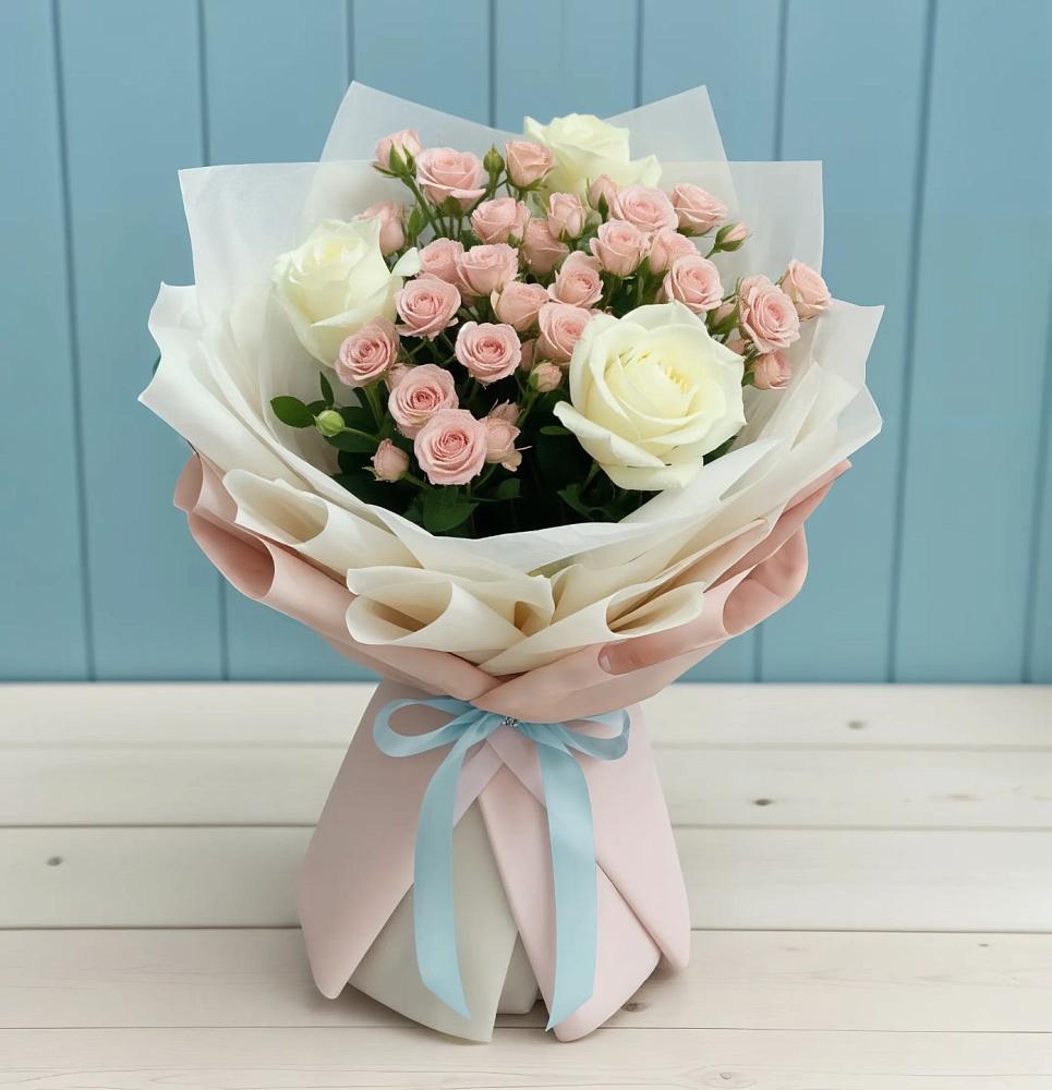 Букет цветов из: Розы в Аксаково