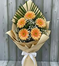 Букет цветов из:  Герберы #REPLACE_PRED# Аксаково