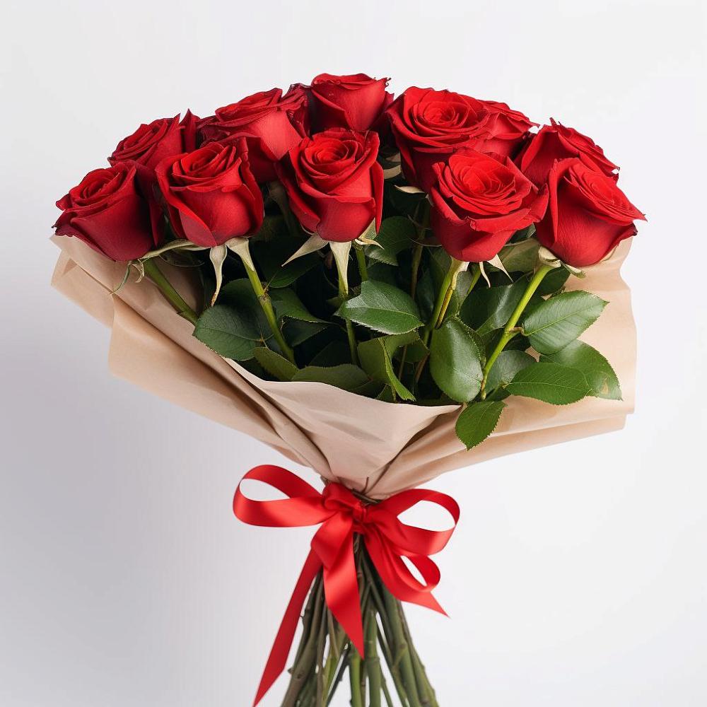 Букет 11 Красных роз Эдлесс Лав в Аксаково