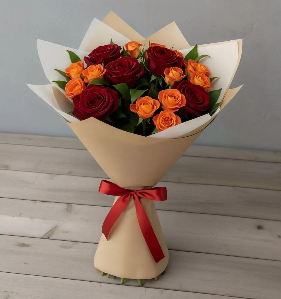 Букет Любовь и восторг в Аксаково